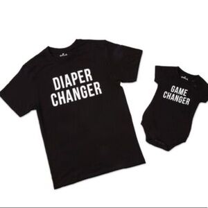 Hallmark Black Diaper and Game Changer Matching Set